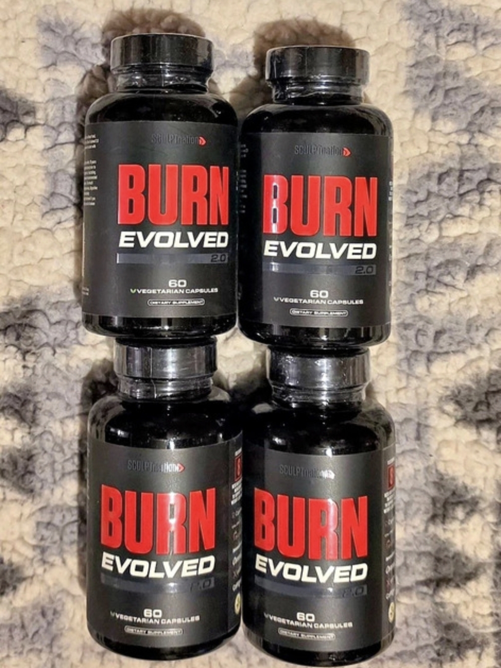 Allmax Burn Evolved 4-Bottle Thermogenic Supplement NWT